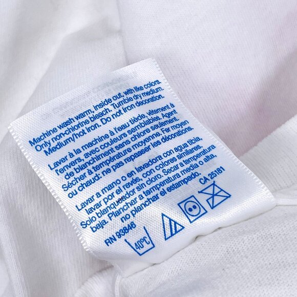 Vintage 90s AUSTIN TEXAS Embroidered White Short Sleeve Travel T-Shirt Top 6 - 8 - Picture 8 of 9